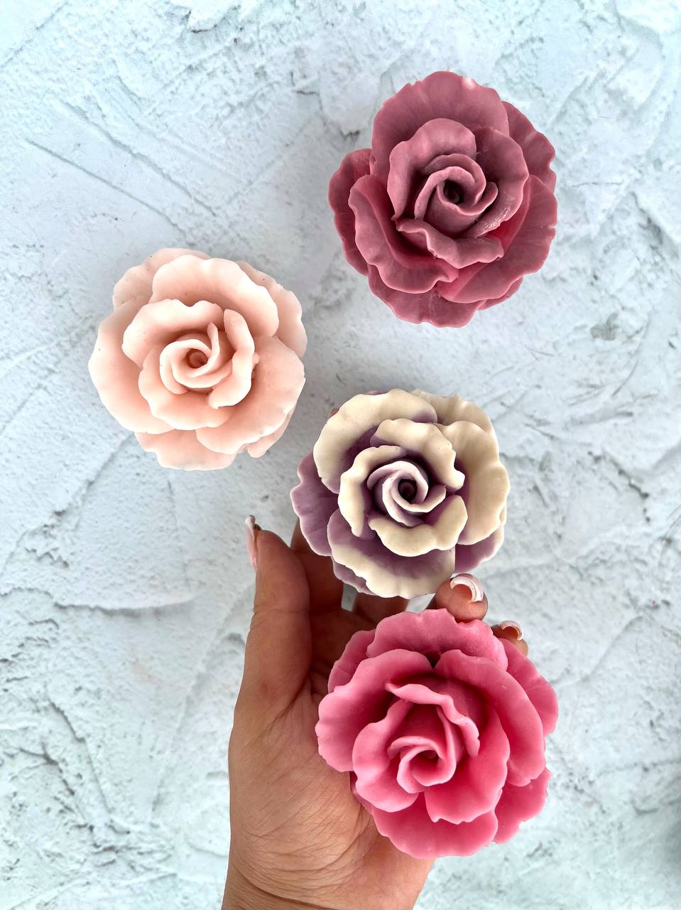 قالب سیلیکونی گل رز سه بعدی